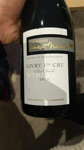 Borgonha Givry Premier Cru Domaine Laurent Mouton Clos Charlé 2022