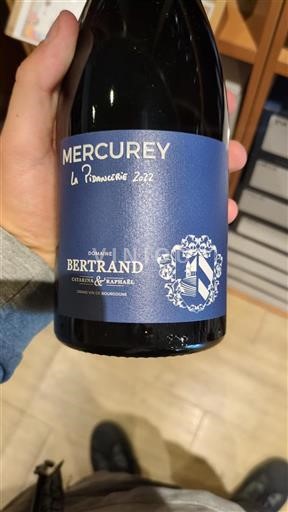 Bourgogne Mercurey Domaine Bertrand La Pidancerie 2022