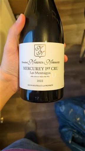 Burgund Mercurey Premier Cru Domaine Narjoux-Normand Les Montaigus 2022