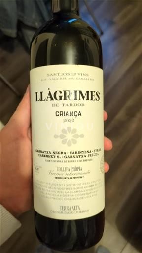 Catalonia Terra Alta Sant Josep Vins Llàgrimes de Tardor Criança 2022