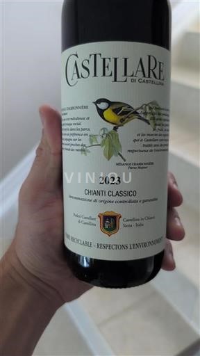 Wijnen Rouge sec Castellare di Castellina 2023 Italië Toscane Chianti Classico DOCG