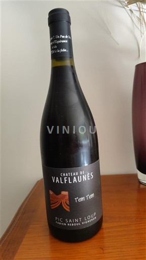 Langvedok Pic-saint-loup Château Valflaunès Tem Plem Neleten.