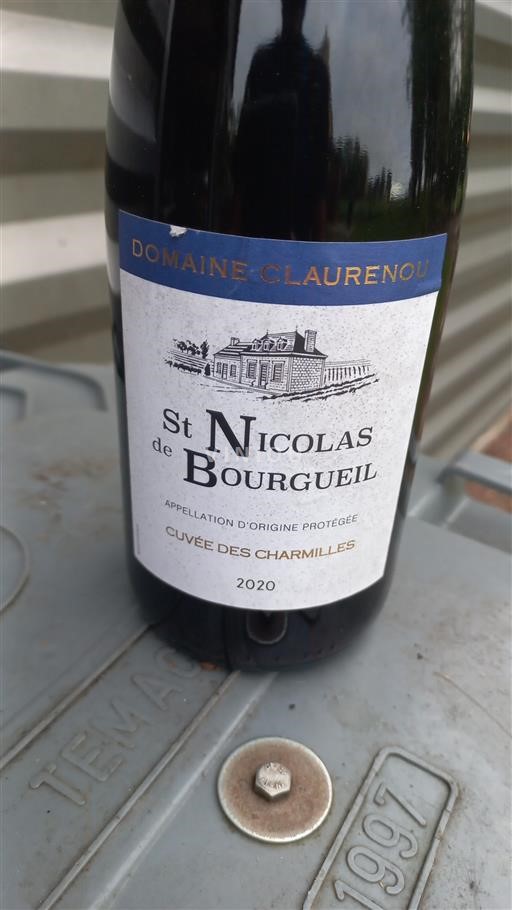 Loire Valley Saint-Nicolas-De-Bourgueil Domaine Claurenou des Charmilles 2020