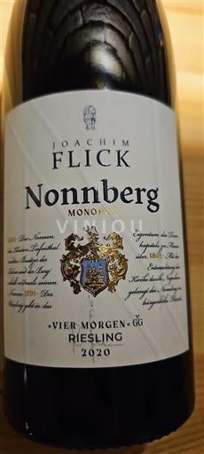 Rheingau Grand Cru Joachim Flick Nonnberg Monopol 2020