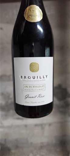 Beaujolais Brouilly Granité Rosé Ikke årgangsbestemt
