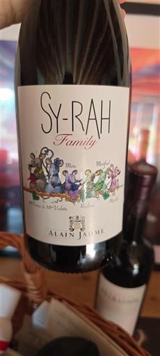 Thung lũng Rhône Côtes-du-rhône Alain Jaume Sy-Rah Family Không niên vụ