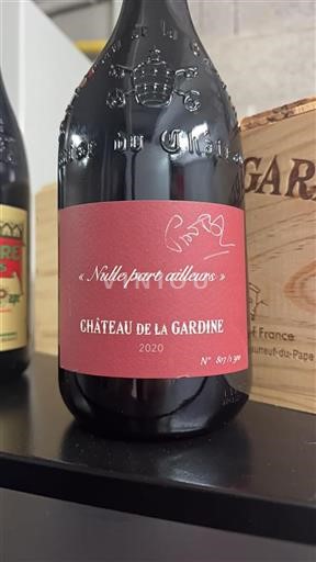 Rhônen laakso Châteauneuf-du-Pape Château La Gardine Nulle part ailleurs 2020