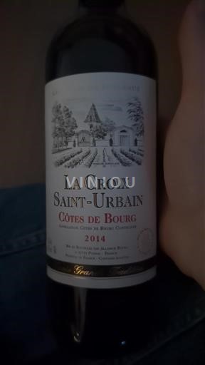 Bordeaux Côtes-de-bourg La Croix Saint-Urbain 2014