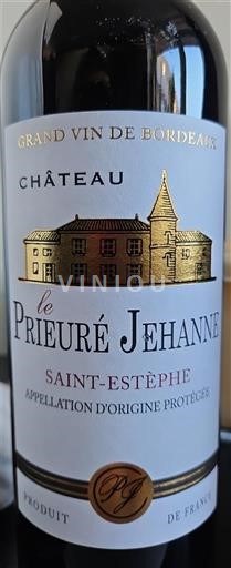 Bordeaux Saint-Estèphe Château Le Prieuré Jehanne 2021
