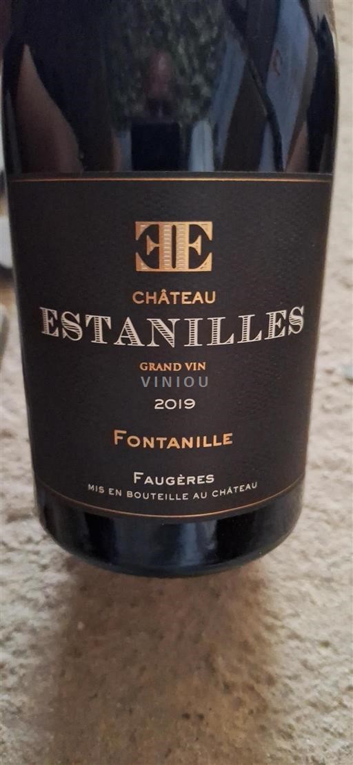 Linguadoca Faugères Château Estanilles Fontanille 2019