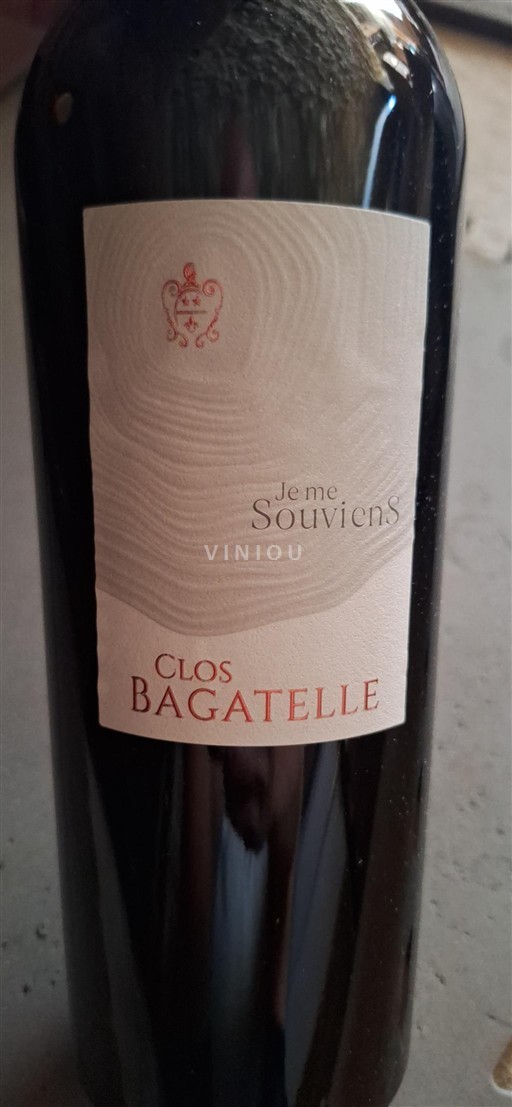 Languedoc Saint-Chinian Clos Bagatelle Je me Souviens 2018