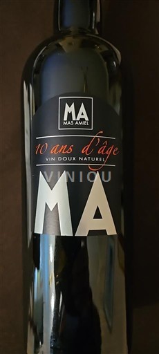 Roussillon Maury Mas Amiel 10 ans d'âge 2016