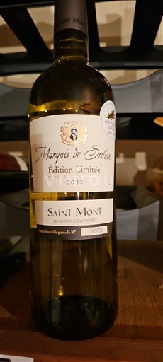 Sydvestfrankrig Saint-Mont Marquis de Seillan Édition Limitée 2019