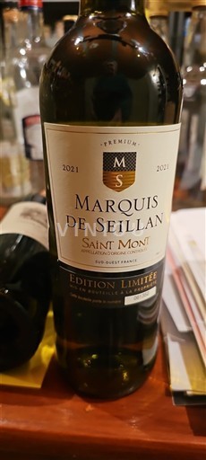 Sydvestfrankrig Saint-Mont Marquis de Seillan Édition Limitée 2021