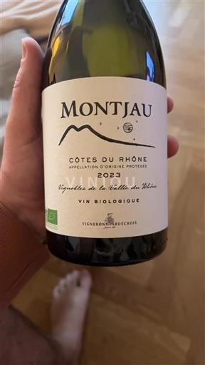 Vallée du Rhône Côtes-du-rhône Les Vignerons Ardéchois Montjau 2023
