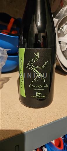 Beaujolais Côte-de-brouilly Domaine Lionel Manigand Coup de Foudre 2023