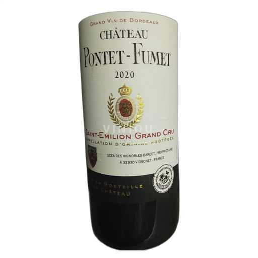 Bordeaux Saint-Émilion Château Pontet A.de Luze 2020