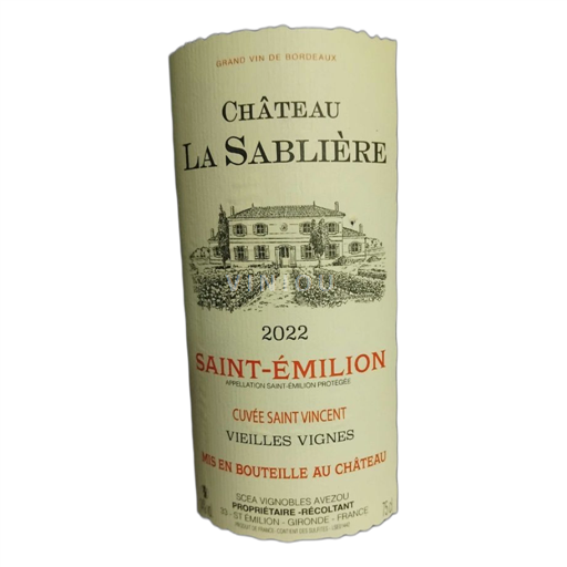 Bordeaux Saint-Émilion St Vincent 2022