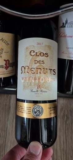 Bordeaux Saint-Émilion Grand Cru Grand Cru Clos des Menuts 2017
