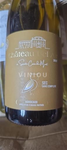 Bordeaux Sainte-Croix-Du-Mont Château Bel-Air Sans Complexe 2022