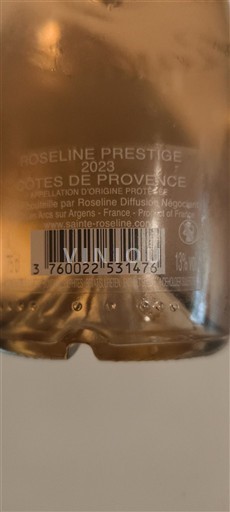 Provence Côtes-de-provence Roseline Prestige 2023
