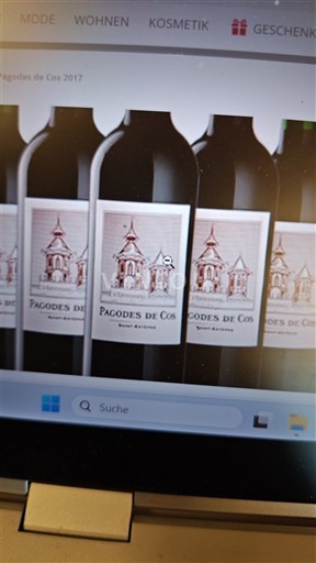 Burdeos Saint-Estèphe Cos ESTOURNEL Les Pagodes de Cos 2017