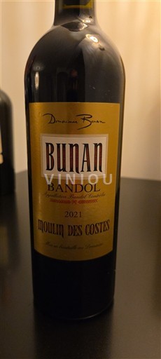 Provence Bandol Bunan Moulin des Costes 2021