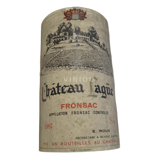 Bordeaux Fronsac Château Lagüé 1987