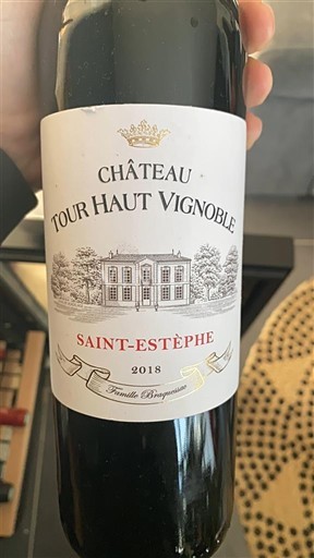 Bordeaux Saint-Estèphe Tour Haut Vignoble 2018