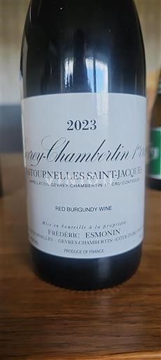 Burgundija Ni doloceno Premier Cru Frédéric Esmonin Les Estournelles Saint-Jacques 2023