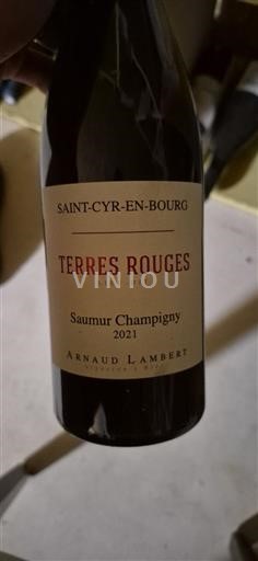 Loire Valley Saumur-Champigny Arnaud Lambert Terres Rouges 2021