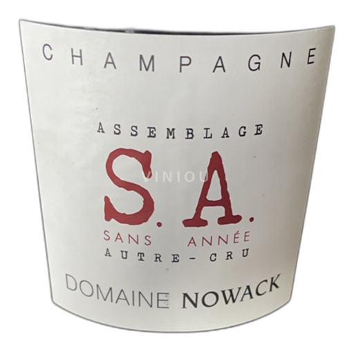Champaña Champán Nowack S.A. (Sans Année) Sin añada