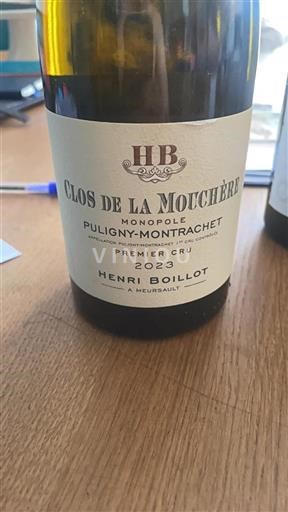 Bourgogne Puligny-montrachet Premier Cru Henri Boillot Clos de la Mouchère 2023