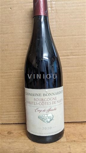 Burgundsko Hautes Côtes de Nuits Domaine Bonnardot Coup de Foudre 2020
