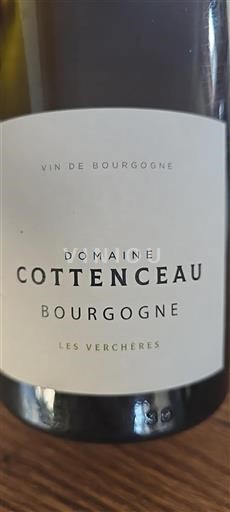 Borgoña Domaine Cottenceau Les Verchères 2022