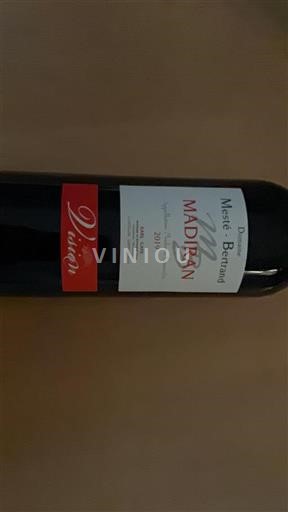 South West Madiran Domaine Mestré Bertrand Divan 2019