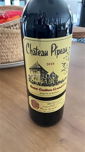 Bordeaux Saint-Émilion Grand Cru Pipeau 2018