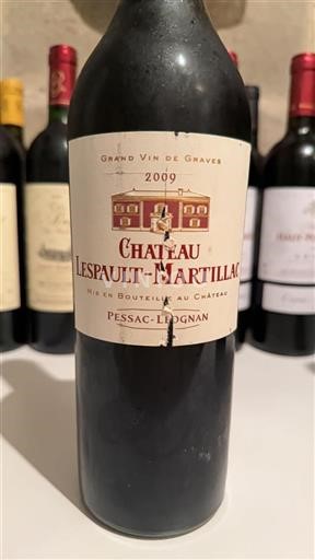 Bordeaux Pessac-Léognan Château Lespault-Martillac 2009