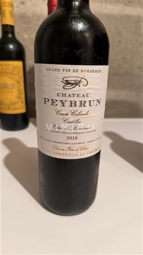 Bordeaux Côtes-de-Bordeaux Château Peybrun Colombe 2018
