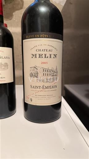 Bordeaux Saint-Émilion Château Melin 2005