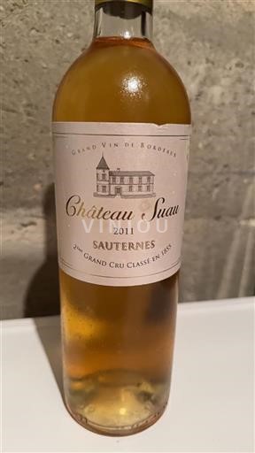 Bordeaux Sauternes Grand Cru Château Suau 2011