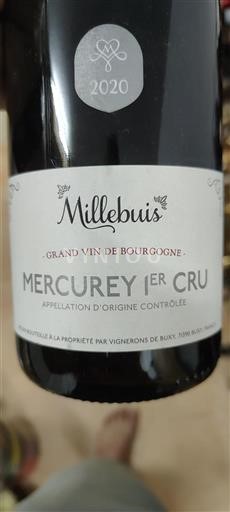 Burgundy Mercurey Premier Cru Millebuis 2020