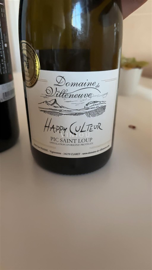 Languedoc Pic-saint-loup Domaine Villeneuve Happy Culteur 2023