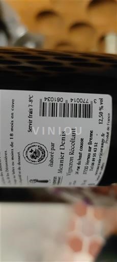 Loirevallei Vouvray Meunier Denis 2024