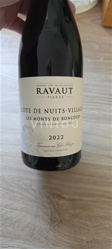 Bourgogne Côte de Nuits-Villages Domaine Pierre Ravaut Les Monts de Boncourt 2022
