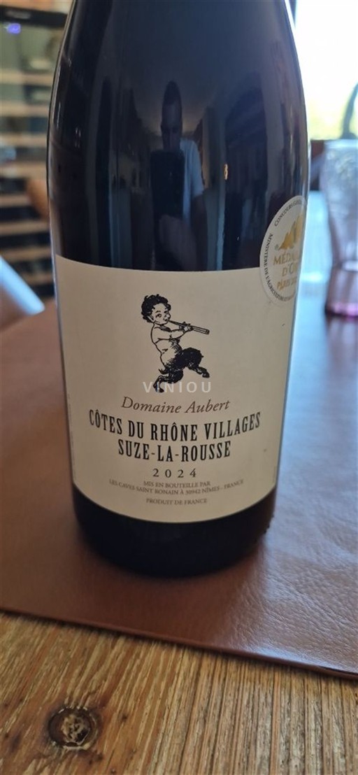Thung lũng Rhône Côtes-du-rhône-villages Domaine Aubert Suze la rousse 2024
