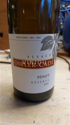 Elsass Nicht spezifiziert Dirler-Cadé Réserve 2021