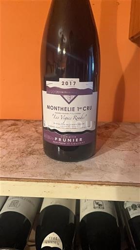 Burgundsko Monthélie Premier Cru Domaine Prunier Les Vignes Rondes 2017