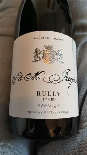 Burgundsko Rully Premier Cru P. et M. Jacqueson Préaux 2016