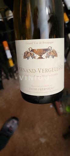 Bourgogne Pernand-vergelesses Domaine JACOB-FREREBEAU 2023
